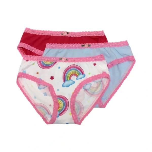 Clothing | Rainbow Star 3-Panty Pack - CaringForTots - Professional Baby and Children's Products | Caring for Growth, Caring for Every Moment