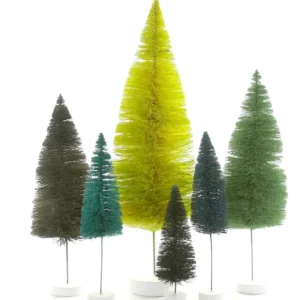 Rainbow Treesgreen Set Of 6 - CaringForTots - Professional Baby and Children's Products | Caring for Growth, Caring for Every Moment* Christmas Home Decor