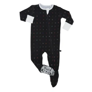 Rainbow Typewriter Bamboo Footed Sleeper - CaringForTots - Professional Baby and Children's Products | Caring for Growth, Caring for Every Moment* Boys