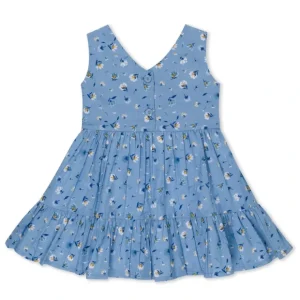 Rani Blue Dress - CaringForTots - Professional Baby and Children's Products | Caring for Growth, Caring for Every Moment* Dresses