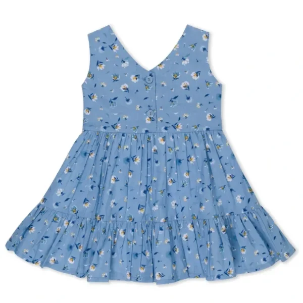 Rani Blue Dress - CaringForTots - Professional Baby and Children's Products | Caring for Growth, Caring for Every Moment* Dresses