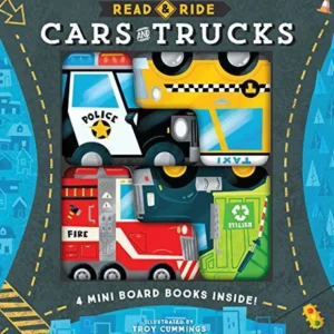 Read Ride: Cars Trucks: 4 board books inside! - CaringForTots - Professional Baby and Children's Products | Caring for Growth, Caring for Every Moment* Toys