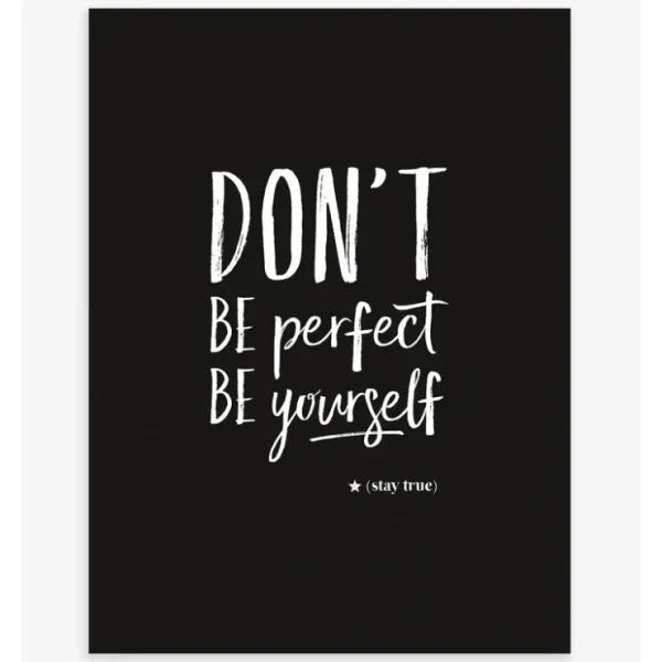 Rebel Rules - Children's Poster - Don't Be Perfect - CaringForTots - Professional Baby and Children's Products | Caring for Growth, Caring for Every Moment* All Products