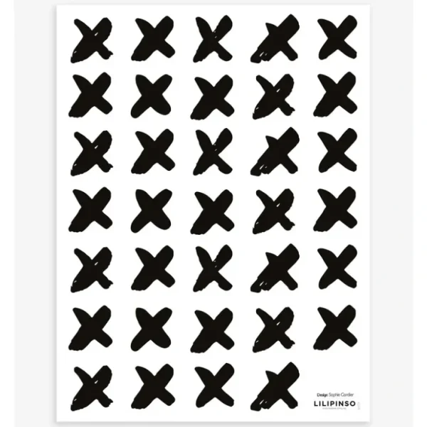 Rebel Rules - Wall Decals Walls - Cross (black) - CaringForTots - Professional Baby and Children's Products | Caring for Growth, Caring for Every Moment* All Products