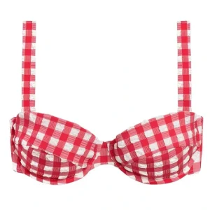 Red Gingham Bustier Bikini Top - CaringForTots - Professional Baby and Children's Products | Caring for Growth, Caring for Every Moment* Bikinis