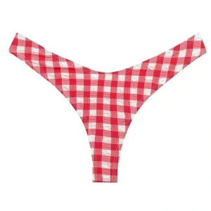 Red Gingham Lulu Scrunch Bikini Bottom - CaringForTots - Professional Baby and Children's Products | Caring for Growth, Caring for Every Moment* Bikinis
