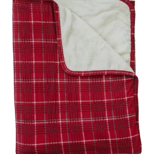 Red Plaid Bamboo Fleece Quilt - CaringForTots - Professional Baby and Children's Products | Caring for Growth, Caring for Every Moment* Baby Blankets