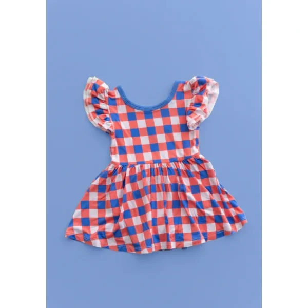 Red, White & Truman Dream Bodysuit Dress - CaringForTots - Professional Baby and Children's Products | Caring for Growth, Caring for Every Moment* Dresses
