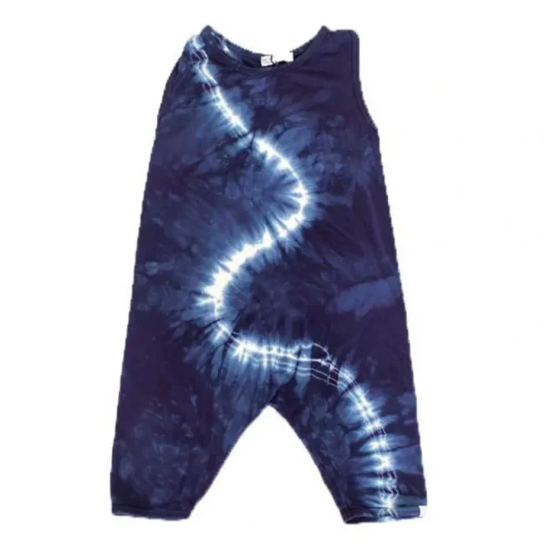 Clothing | Reece Romper - Navy Lightning - CaringForTots - Professional Baby and Children's Products | Caring for Growth, Caring for Every Moment