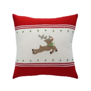Reindeer 14" Pillow - CaringForTots - Professional Baby and Children's Products | Caring for Growth, Caring for Every Moment* Decorative Pillows