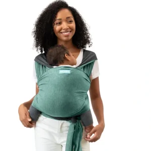 Reversible Wrap Baby Carrier - Jade/grey - CaringForTots - Professional Baby and Children's Products | Caring for Growth, Caring for Every Moment* Baby Wraps