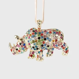 Rhino Hanging Ornament - CaringForTots - Professional Baby and Children's Products | Caring for Growth, Caring for Every Moment* Christmas Tree Ornaments