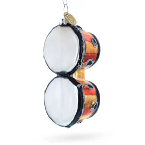 Rhythmic Bongo Drums - Blown Glass Christmas Ornament - CaringForTots - Professional Baby and Children's Products | Caring for Growth, Caring for Every Moment* Christmas Tree Ornaments