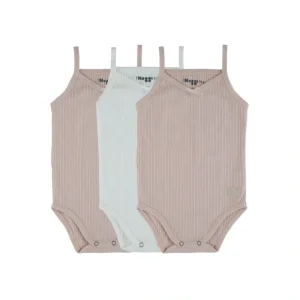 Ribbed Mauve + White (three Pack) - CaringForTots - Professional Baby and Children's Products | Caring for Growth, Caring for Every Moment* Underwear