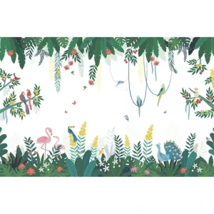 Rio - Panoramic Wallpaper Sample, Tropical - CaringForTots - Professional Baby and Children's Products | Caring for Growth, Caring for Every Moment* All Products