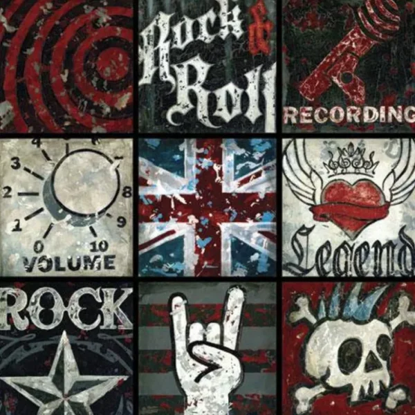 Rock and Roll Boy - Gallery Wrapped Canvas - CaringForTots - Professional Baby and Children's Products | Caring for Growth, Caring for Every Moment* Decor