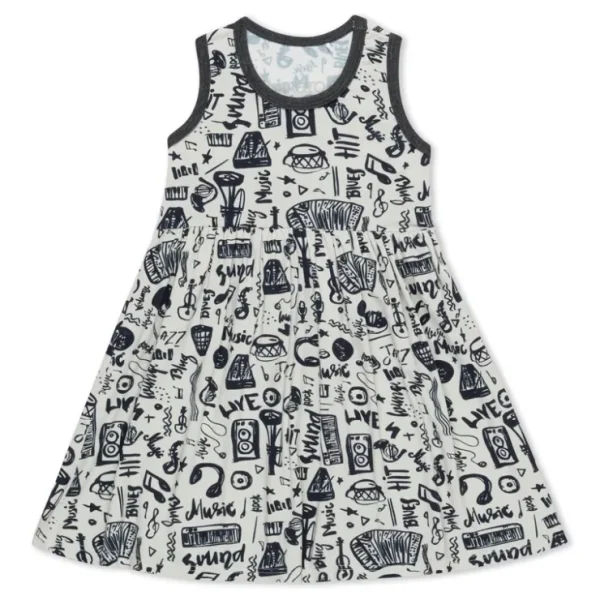 Rockin Jams Dress - CaringForTots - Professional Baby and Children's Products | Caring for Growth, Caring for Every Moment* Dresses - Twirl
