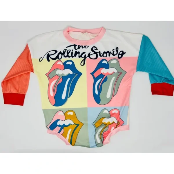 Clothing | Rolling Stones Romper Bubble - CaringForTots - Professional Baby and Children's Products | Caring for Growth, Caring for Every Moment