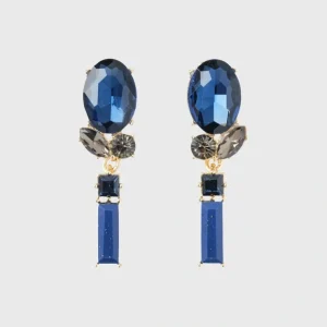 Rosebud Earrings, Lapis Lazuli - CaringForTots - Professional Baby and Children's Products | Caring for Growth, Caring for Every Moment* Jewelry