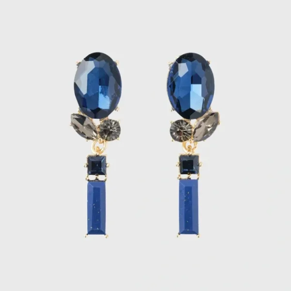 Rosebud Earrings, Lapis Lazuli - CaringForTots - Professional Baby and Children's Products | Caring for Growth, Caring for Every Moment* Jewelry