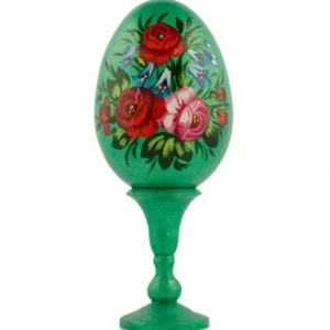 Roses Bouquet Wooden Easter Egg - CaringForTots - Professional Baby and Children's Products | Caring for Growth, Caring for Every Moment* Flowers