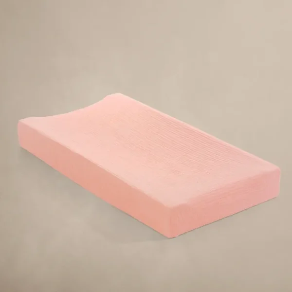 Rosette Pink Changing Pad Cover - CaringForTots - Professional Baby and Children's Products | Caring for Growth, Caring for Every Moment* Bedding