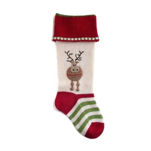 Round Reindeer Stocking - CaringForTots - Professional Baby and Children's Products | Caring for Growth, Caring for Every Moment* Christmas Stockings