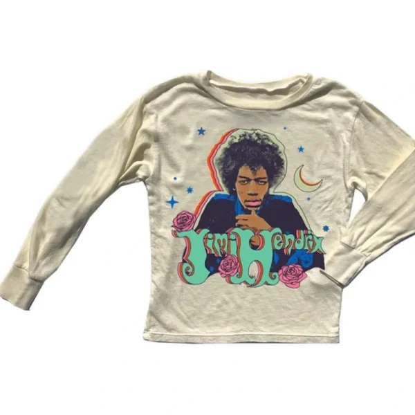 Clothing | Rowdy Sprout Jimi Hendrix Long-Sleeve Tee - CaringForTots - Professional Baby and Children's Products | Caring for Growth, Caring for Every Moment