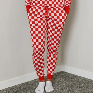 Rudolph Checkers Womens Jogger Pant - CaringForTots - Professional Baby and Children's Products | Caring for Growth, Caring for Every Moment* Joggers