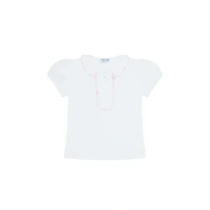 Ruffle Short Sleeve Tee - CaringForTots - Professional Baby and Children's Products | Caring for Growth, Caring for Every Moment* Short Set Pajamas