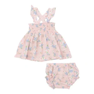 Ruffle Strap Smocked Top And Diaper Cover - Gathering Daisies - CaringForTots - Professional Baby and Children's Products | Caring for Growth, Caring for Every Moment* Sale