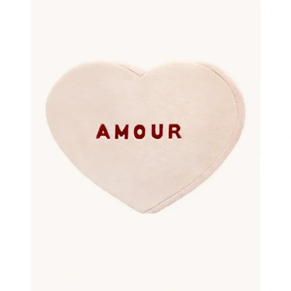 Rug Candy Heart Cream / Red Print 2.6 X 4ft - CaringForTots - Professional Baby and Children's Products | Caring for Growth, Caring for Every Moment* Rugs