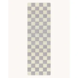 Rug Checkerboard Lilac / White 3.9 X 5.9 Ft - CaringForTots - Professional Baby and Children's Products | Caring for Growth, Caring for Every Moment* Rugs