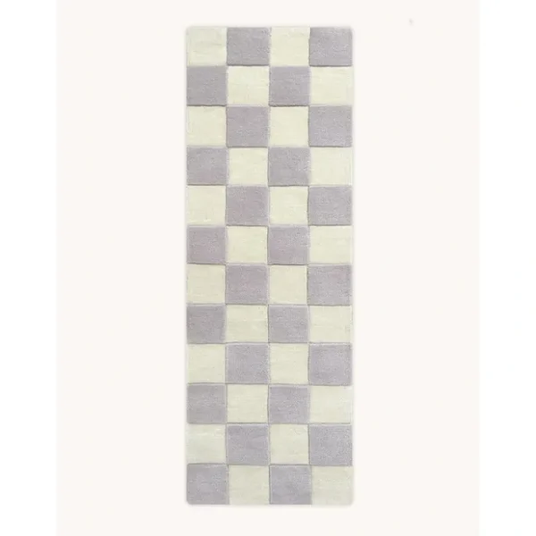 Rug Checkerboard Lilac 1.8 X 5.2 Ft - CaringForTots - Professional Baby and Children's Products | Caring for Growth, Caring for Every Moment* Rugs