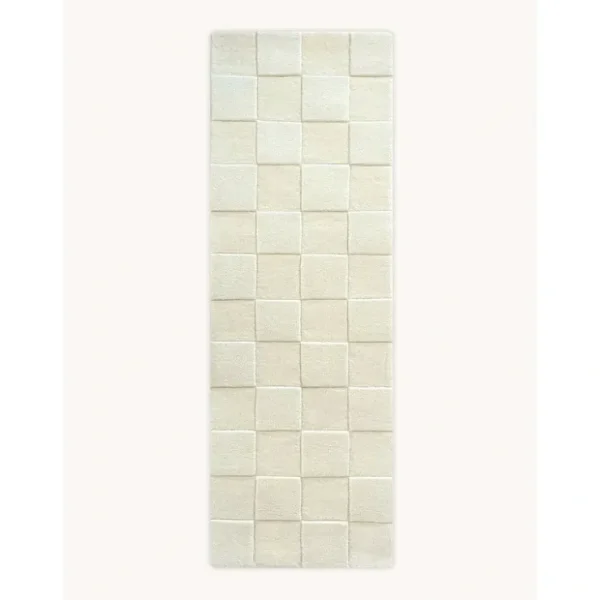 Rug Checkerboard Off White 3.9 X 5.9 Ft - CaringForTots - Professional Baby and Children's Products | Caring for Growth, Caring for Every Moment* Rugs