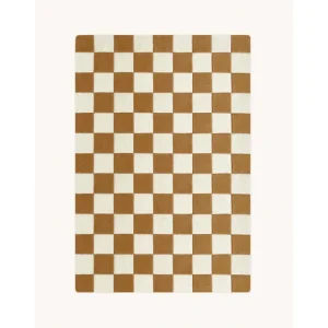 Rug Checkerboard Terra Brown 3.9 X 5.9 Ft - CaringForTots - Professional Baby and Children's Products | Caring for Growth, Caring for Every Moment* Rugs