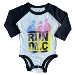Run DMC Recycled Raglan Onesie - CaringForTots - Professional Baby and Children's Products | Caring for Growth, Caring for Every Moment* Boys