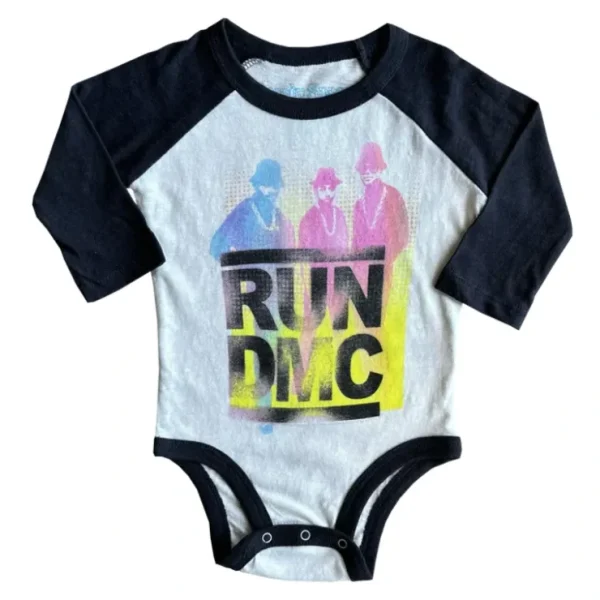 Run DMC Recycled Raglan Onesie - CaringForTots - Professional Baby and Children's Products | Caring for Growth, Caring for Every Moment* Boys