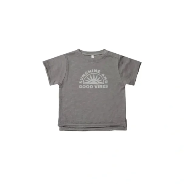 Rylee + Cru Sunshine Good Vibes Tee Short Set - CaringForTots - Professional Baby and Children's Products | Caring for Growth, Caring for Every Moment* Boys