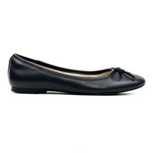 Sadie Ballet Flat In Black Nappa Leather - CaringForTots - Professional Baby and Children's Products | Caring for Growth, Caring for Every Moment* Flats