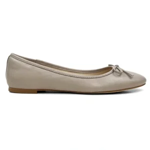 Sadie Ballet Flat In Taupe Nappa Leather - CaringForTots - Professional Baby and Children's Products | Caring for Growth, Caring for Every Moment* Flats