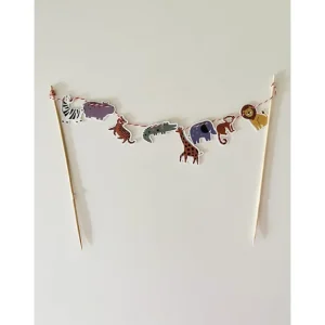 Safari Cake Banner - CaringForTots - Professional Baby and Children's Products | Caring for Growth, Caring for Every Moment* Cake Decor