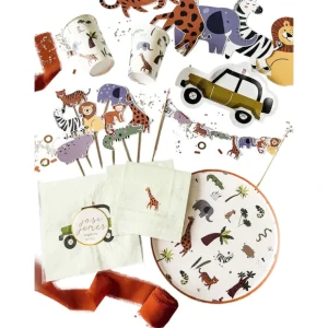 Safari Large Plate - CaringForTots - Professional Baby and Children's Products | Caring for Growth, Caring for Every Moment* Party Plates