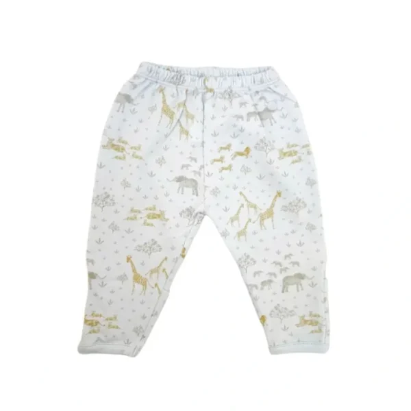 Safari Pima Pants, Blue - CaringForTots - Professional Baby and Children's Products | Caring for Growth, Caring for Every Moment* PANT
