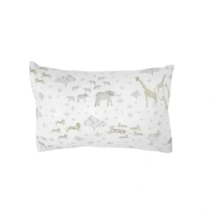 Safari Small Pillow, White - CaringForTots - Professional Baby and Children's Products | Caring for Growth, Caring for Every Moment* Accessories