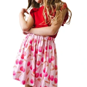 Sale Cherry Cute Twirl Skirt - CaringForTots - Professional Baby and Children's Products | Caring for Growth, Caring for Every Moment* Skirts