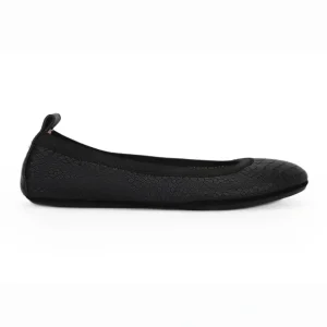Samara Foldable Ballet Flat In Black Python Embossed Leather - CaringForTots - Professional Baby and Children's Products | Caring for Growth, Caring for Every Moment* Flats