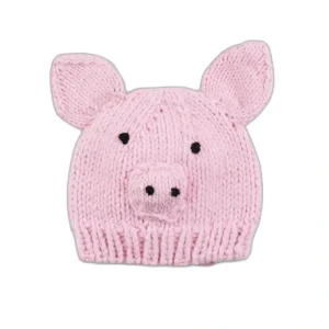 Sammie Pig Knit Hat - CaringForTots - Professional Baby and Children's Products | Caring for Growth, Caring for Every Moment* Baby Hats