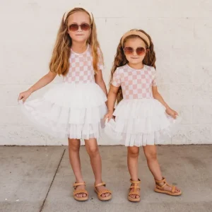 Sandy Checkers Dream Tutu Dress - CaringForTots - Professional Baby and Children's Products | Caring for Growth, Caring for Every Moment* Dresses - Twirl