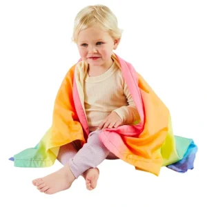 Sarah's Silks Rainbow Baby Blanket - CaringForTots - Professional Baby and Children's Products | Caring for Growth, Caring for Every Moment* Baby